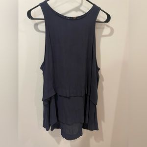 Free People navy tank. Size Medium